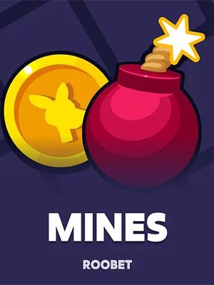 Mines, a Roobet Original with 96% RTP