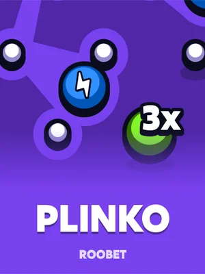 Plinko, a Roobet Original with 99% RTP