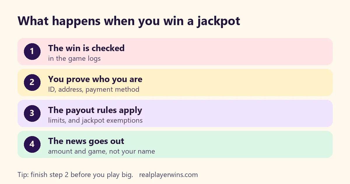 What happens when you win a jackpot: The checks, the limits and the wait for the money